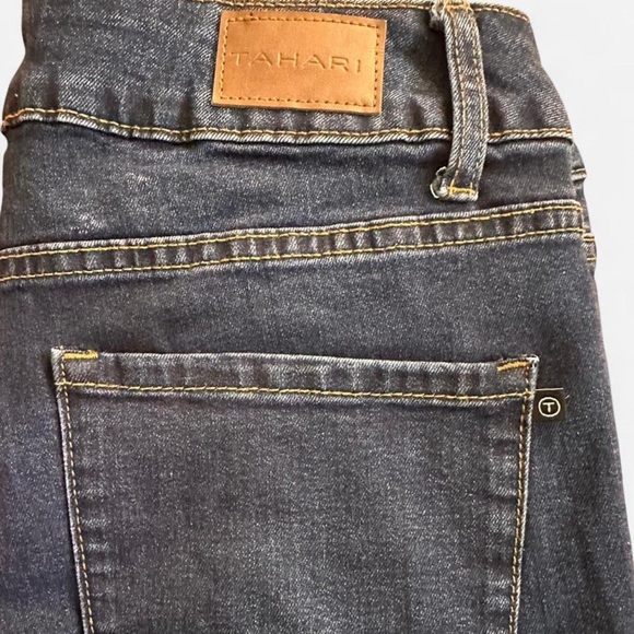 Tahari Women's Kelly Classic Skinny Jeans size 8 size 29 Dark Blue Denim - Picture 7 of 7